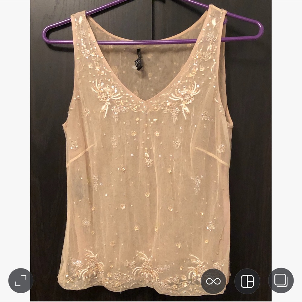 Nude blouse